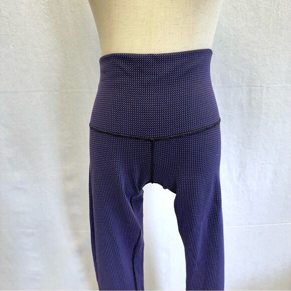 Lululemon Wunder Under Hi-Rise Tight Luon Variegated Knit Black/blue/pink Size 8 - Picture 11 of 16
